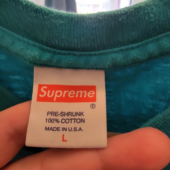 Supreme X Apple Mac Tee Green - Picture 3 of 5
